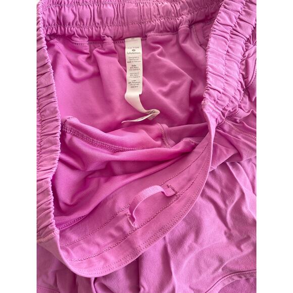 Lululemon Hotty Hot Short II *Long 4" Magenta Glow Pink 10 Tall - Picture 10 of 10